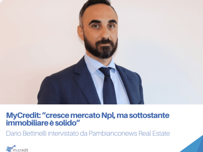 My Credit: "NPL market is growing, but underlying real estate is solid"